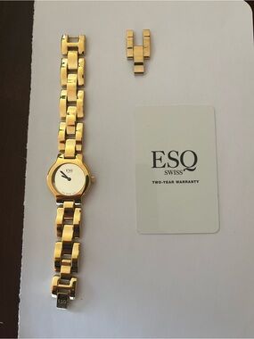 ESQ Swiss Gold Tone Women's Bracelet Watch